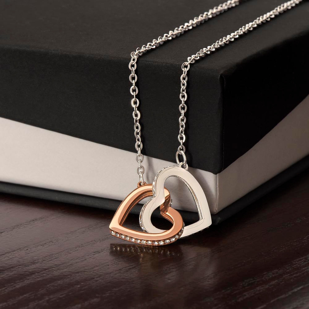 Gold Hearts Necklace for Mom