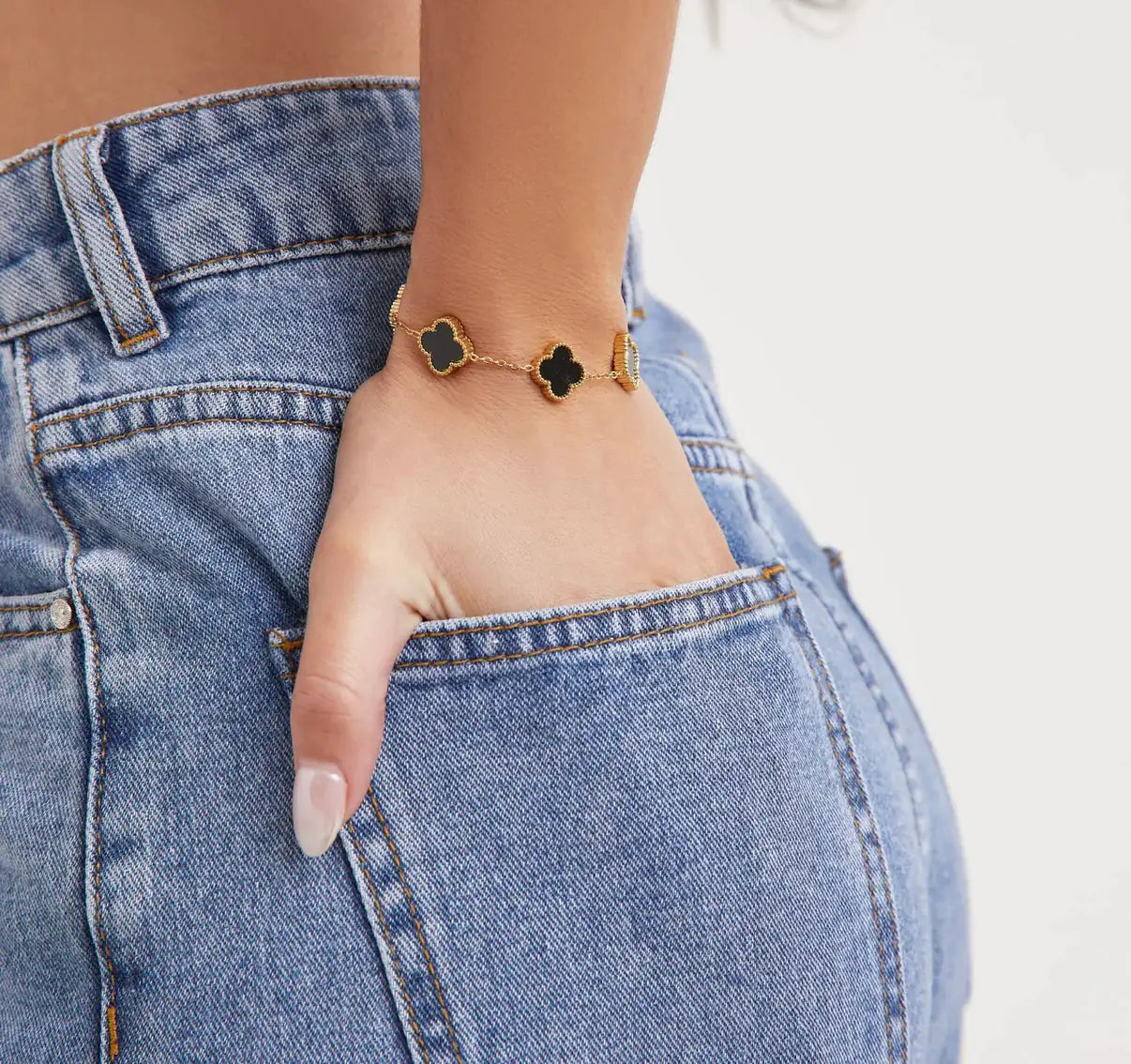 Gold Clover Bracelet
