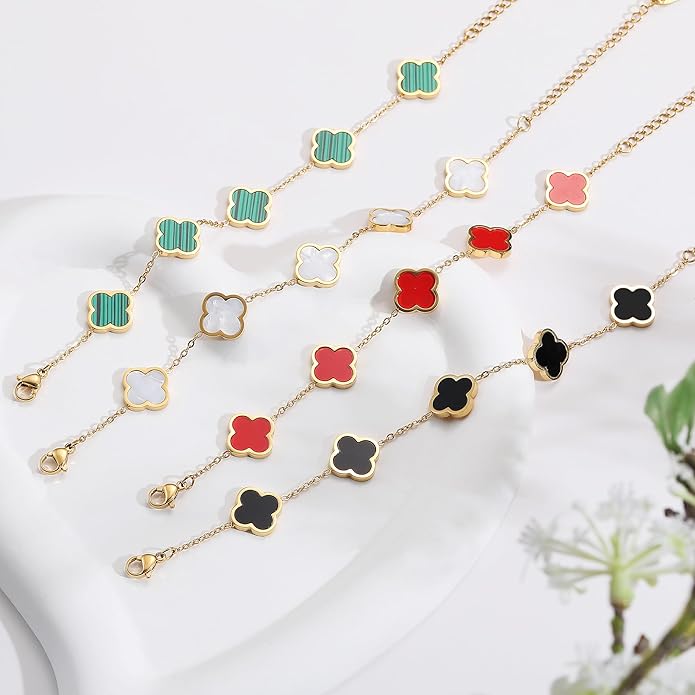 Gold Clover Bracelet