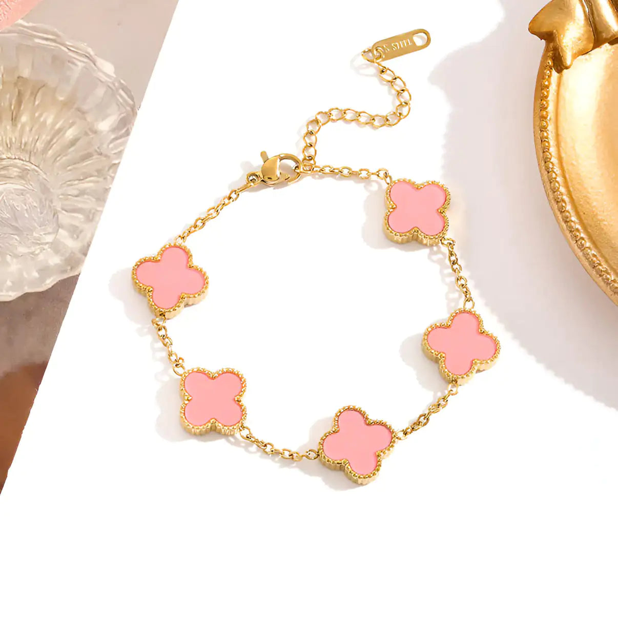 Gold Clover Bracelet