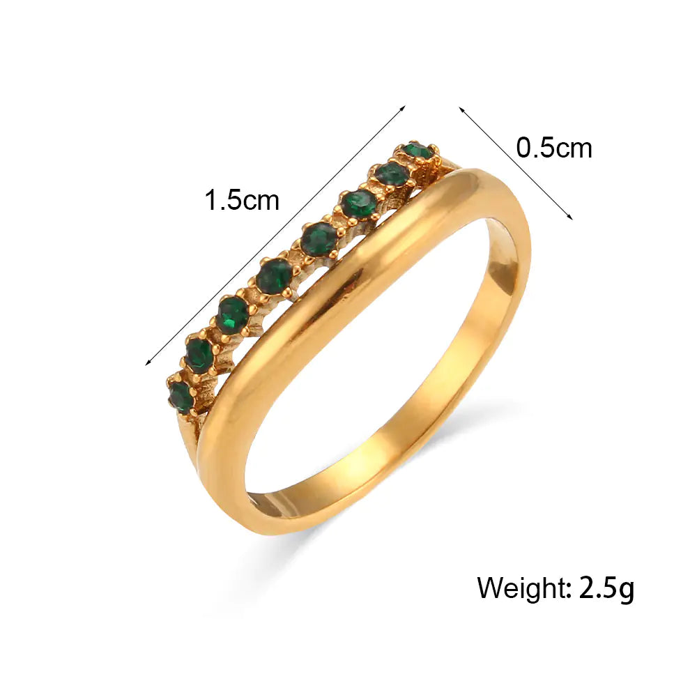 Adeline Diamond Gold Ring