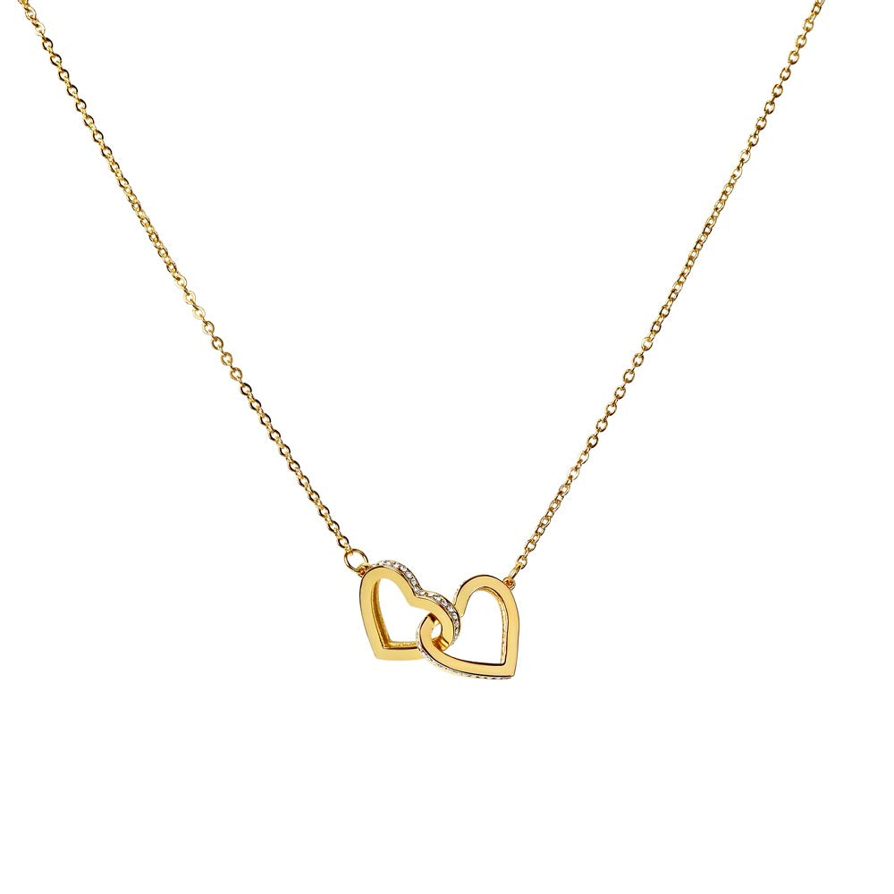 Gold Hearts Necklace for Mom