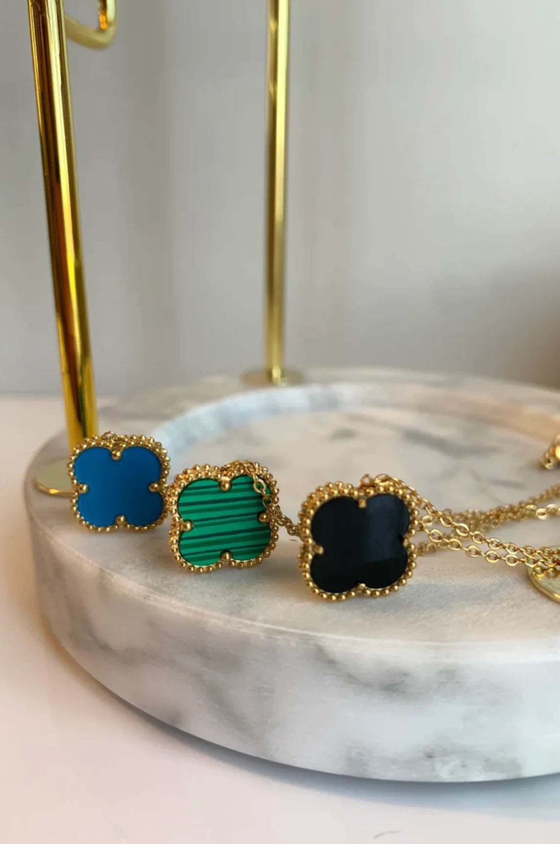 Gold Clover Necklace
