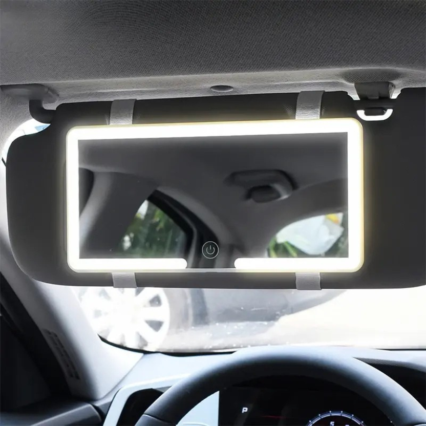 LED Car Makeup Mirror