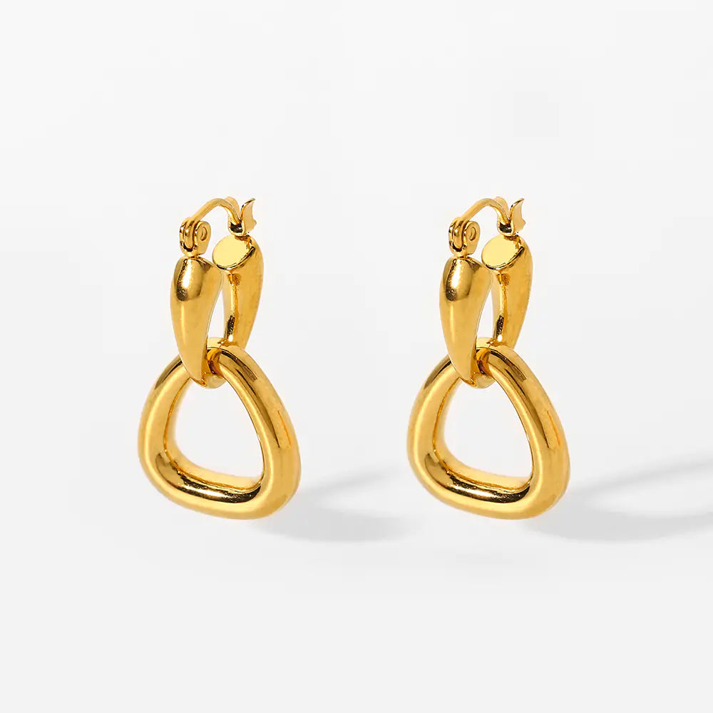 18k Gold Hoop Earrings