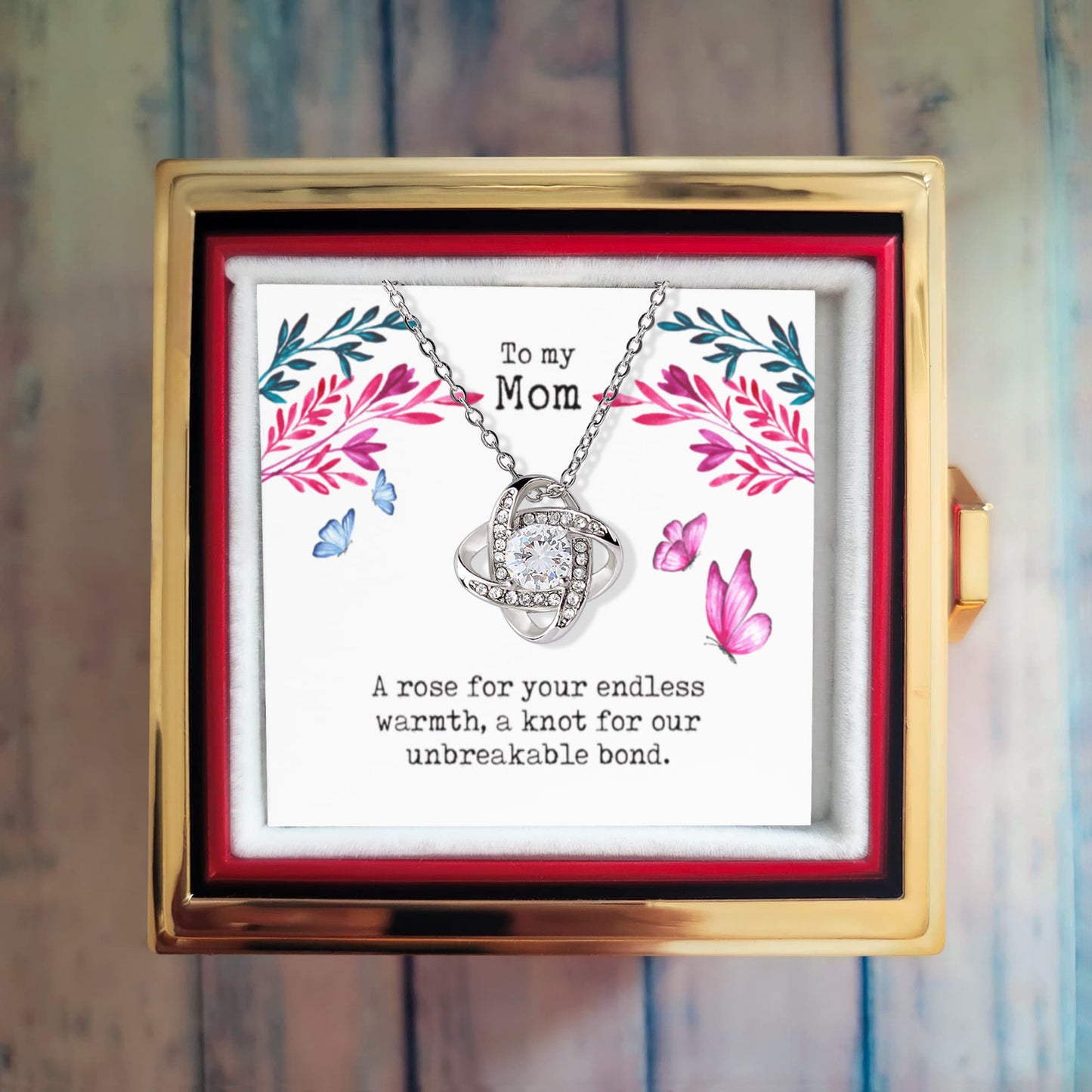 Love Knot Necklace for Mom