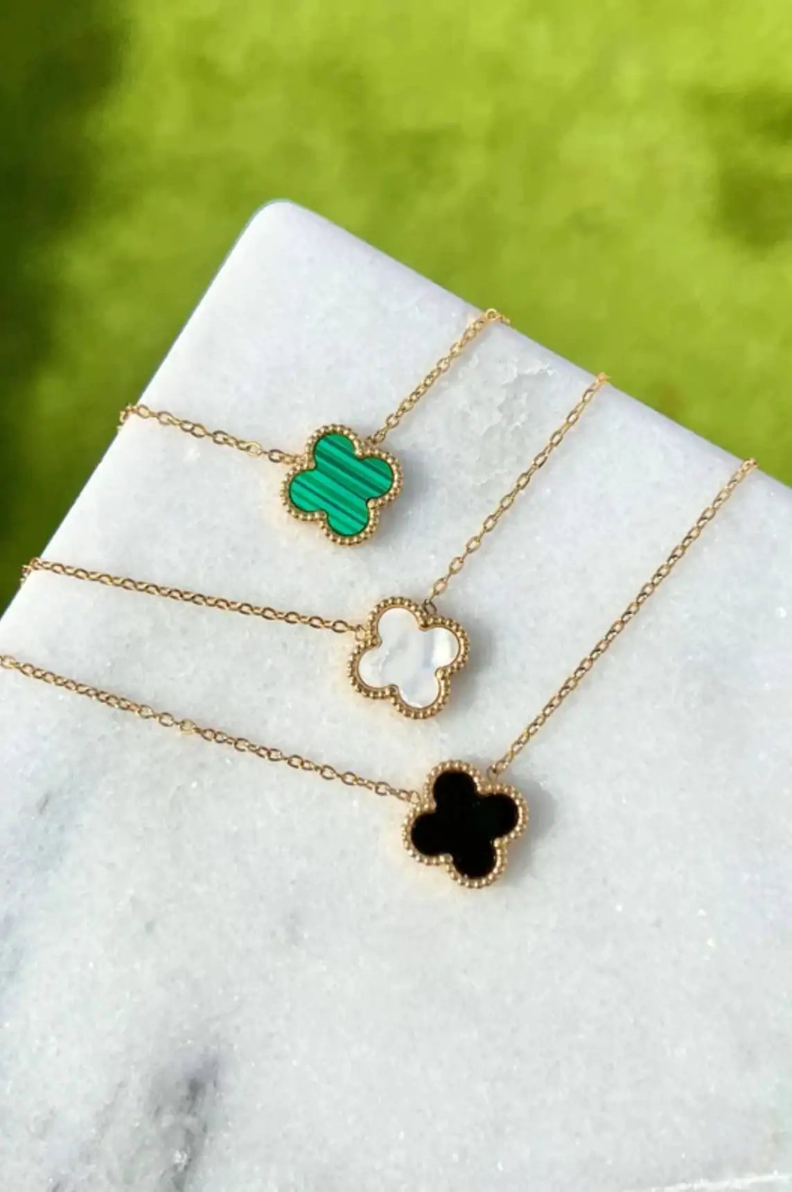 Gold Clover Necklace